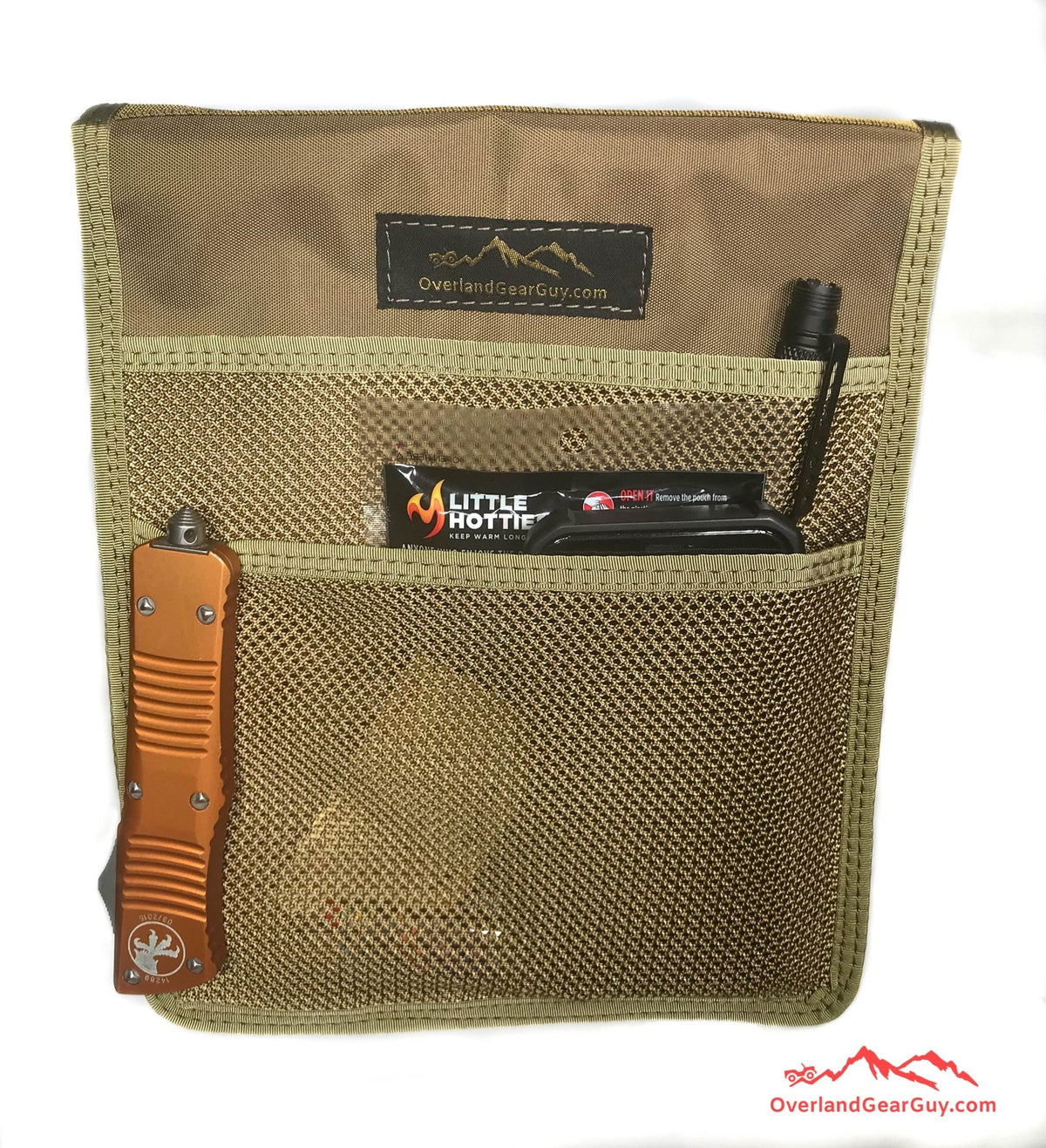 Jeep Grab Handle Mesh Flat Pocket - Xtrusion Overland