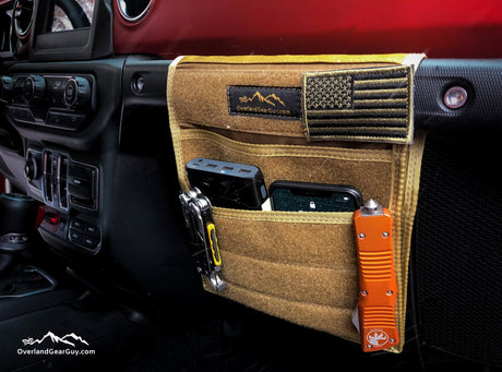 Jeep Grab Handle Velcro Flat Pocket - Xtrusion Overland