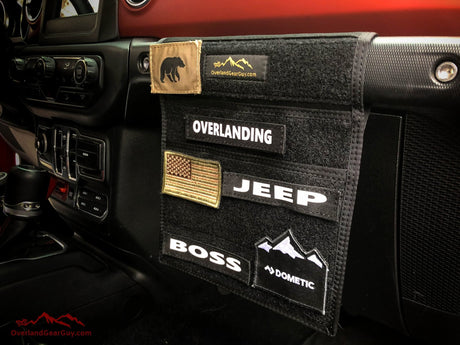 Jeep Grab Handle Velcro Flat Pocket - Xtrusion Overland
