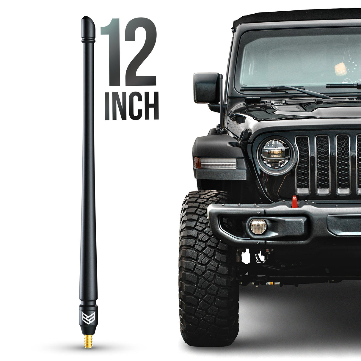 JEEP TUFFLOCK® FLEXIBLE ANTENNA (12 INCH) - Xtrusion Overland