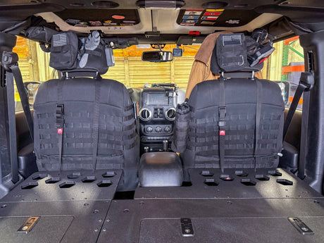 Jeep - Wrangler - 2007-2018 - JKU - 4 Door - Explore Series - Second Row Seat Delete Plate System - Second Row - Module Based - 8" Module - Xtrusion Overland