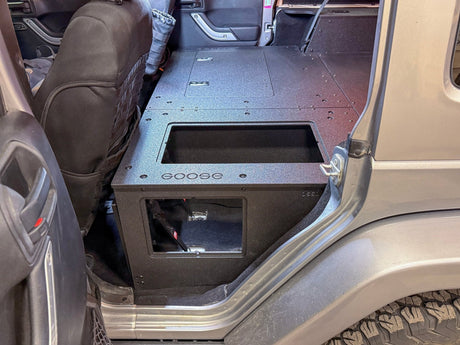 Jeep - Wrangler - 2007-2018 - JKU - 4 Door - Explore Series - Second Row Seat Delete Plate System - Second Row - Module Based - 8" Module - Xtrusion Overland