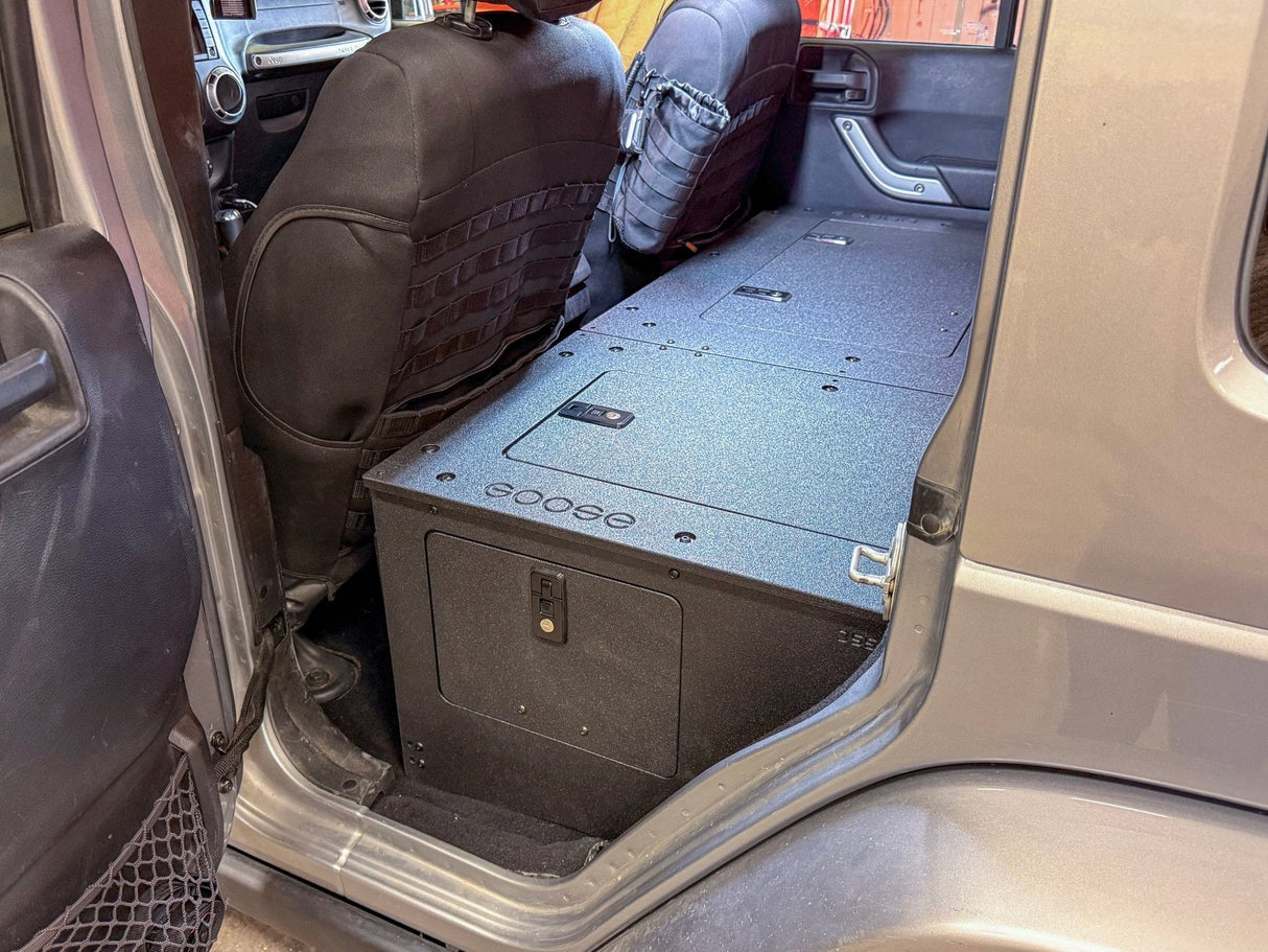 Jeep - Wrangler - 2007-2018 - JKU - 4 Door - Explore Series - Second Row Seat Delete Plate System - Second Row - Module Based - 8" Module - Xtrusion Overland