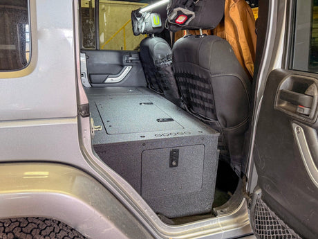 Jeep - Wrangler - 2007-2018 - JKU - 4 Door - Explore Series - Second Row Seat Delete Plate System - Second Row - Module Based - 8" Module - Xtrusion Overland