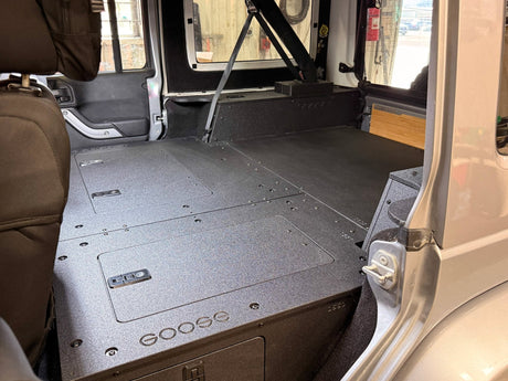 Jeep - Wrangler - 2007-2018 - JKU - 4 Door - Explore Series - Second Row Seat Delete Plate System - Second Row - Module Based - 8" Module - Xtrusion Overland