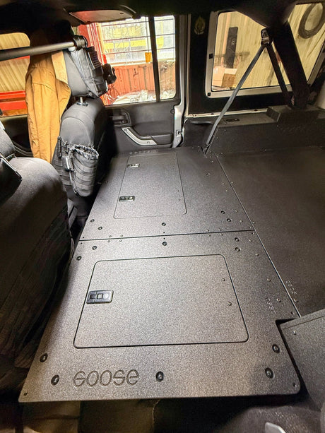 Jeep - Wrangler - 2007-2018 - JKU - 4 Door - Explore Series - Second Row Seat Delete Plate System - Second Row - Module Based - 8" Module - Xtrusion Overland