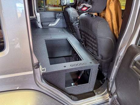 Jeep - Wrangler - 2007-2018 - JKU - 4 Door - Explore Series - Second Row Seat Delete Plate System - Second Row - Module Based - 8" Module - Xtrusion Overland