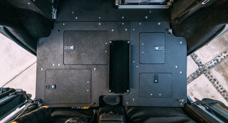 Jeep Wrangler 2007 - 2018 JKU 4 Door - Second Row Seat Delete Plate System - Xtrusion Overland