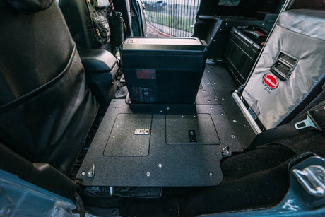 Jeep Wrangler 2007 - 2018 JKU 4 Door - Second Row Seat Delete Plate System - Xtrusion Overland