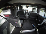 Jeep Wrangler 2007 - 2018 JKU 4 Door - Second Row Seat Delete Plate System - Xtrusion Overland
