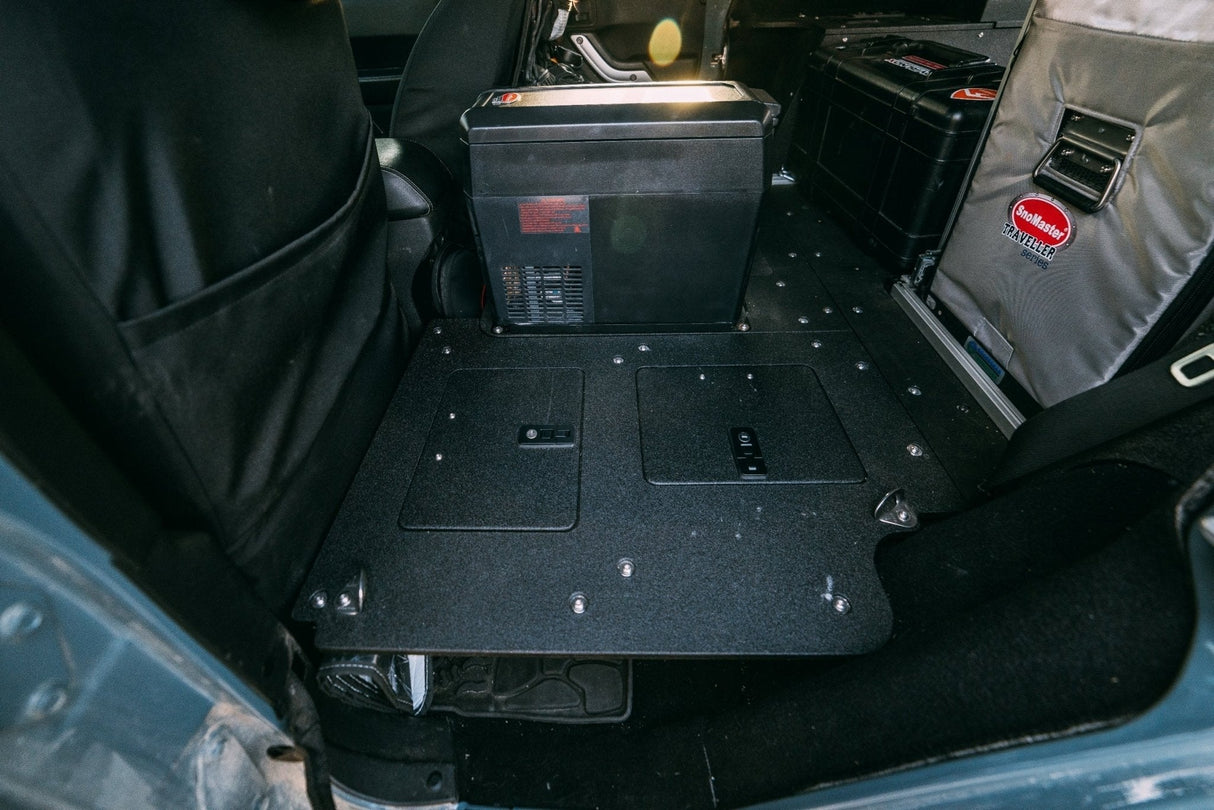 Jeep Wrangler 2007 - 2018 JKU 4 Door - Second Row Seat Delete Plate System - Xtrusion Overland
