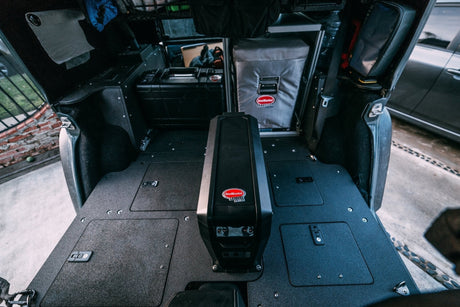 Jeep Wrangler 2007 - 2018 JKU 4 Door - Second Row Seat Delete Plate System - Xtrusion Overland