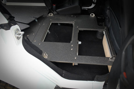Jeep Wrangler 2007 - 2018 JKU 4 Door - Second Row Seat Delete Plate System - Xtrusion Overland