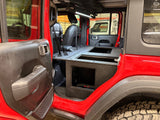 Jeep - Wrangler - 2024-Present - JLU - 4 Door - Explore Series - Seat Delete Plate System - Second Row - Module Based - 10" Module - Xtrusion Overland