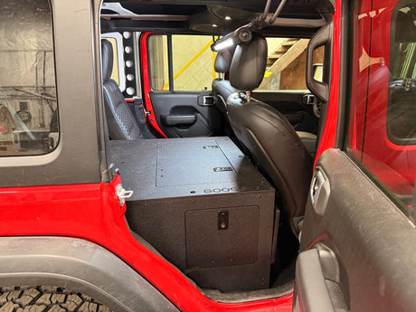 Jeep - Wrangler - 2024-Present - JLU - 4 Door - Explore Series - Seat Delete Plate System - Second Row - Module Based - 10" Module - Xtrusion Overland
