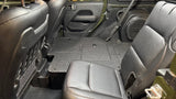 Jeep Wrangler 2024 - Present JLU 4 Door - Second Row Seat Delete Plate System - V2 - Xtrusion Overland