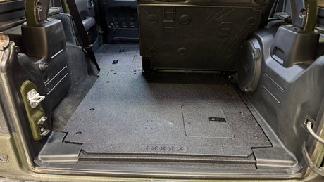 Jeep Wrangler 2024 - Present JLU 4 Door - Second Row Seat Delete Plate System - V2 - Xtrusion Overland