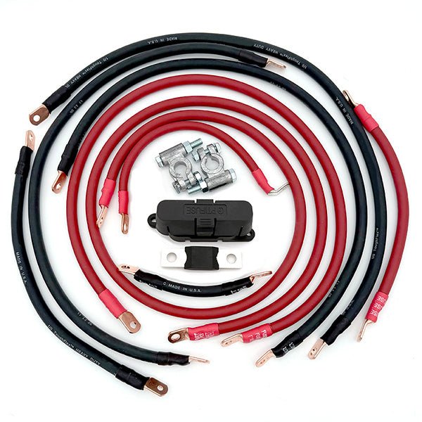 Jeep Wrangler JL Big 7 Battery Cable Kit (2018 - 2024) - Xtrusion Overland