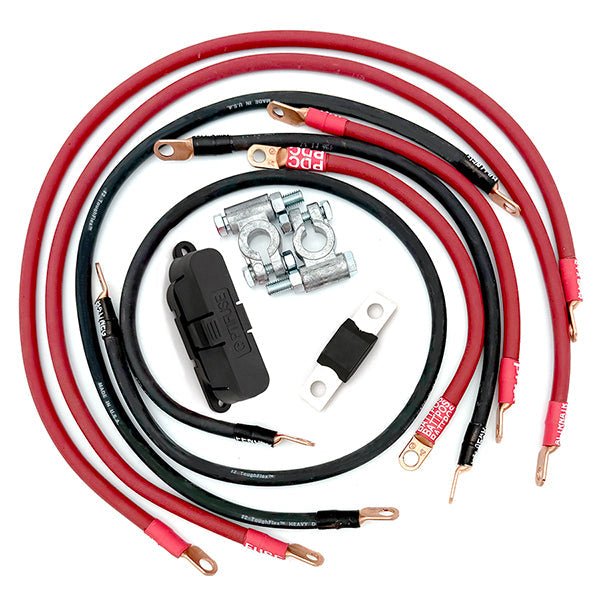Jeep Wrangler YJ Big 7 Battery Cable Kit (1986-1995) - Xtrusion Overland