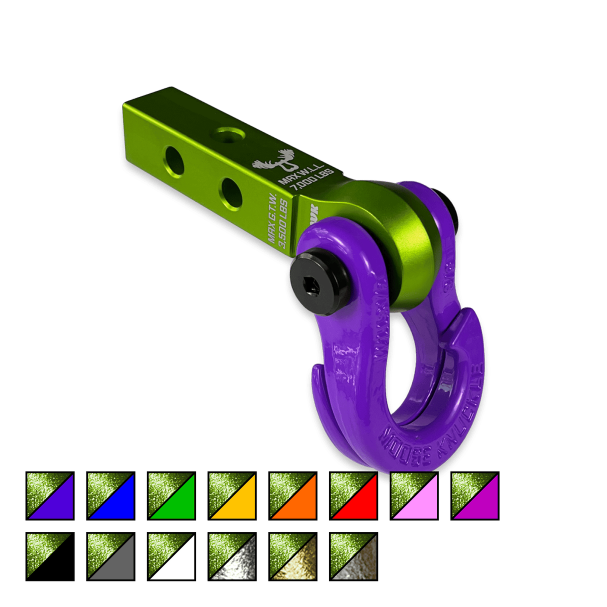 Jowl® 5/8 Split Shackle® and Mohawk 1.25 Receiver Combo - Xtrusion Overland