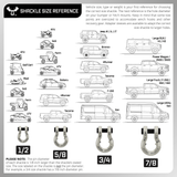 Jowl® SxS Recovery Split Shackle® 5/8 - Xtrusion Overland