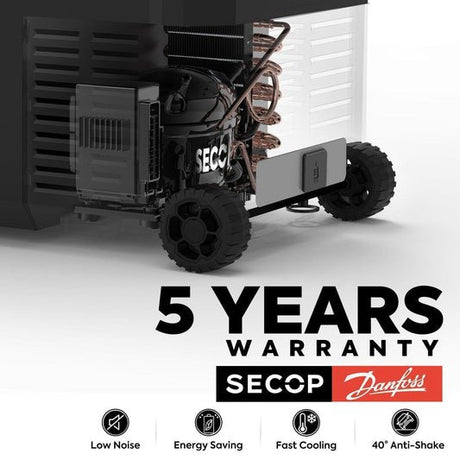 JP40 Pro Dual Zone Wheeled Portable Freezer | ICECO | 40 LT - Xtrusion Overland