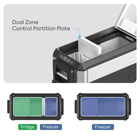 JP40 Pro Dual Zone Wheeled Portable Freezer | ICECO | 40 LT - Xtrusion Overland