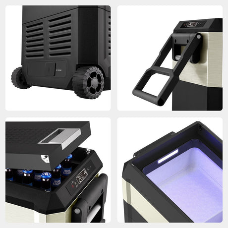 JP40 Pro Dual Zone Wheeled Portable Freezer | ICECO | 40 LT - Xtrusion Overland