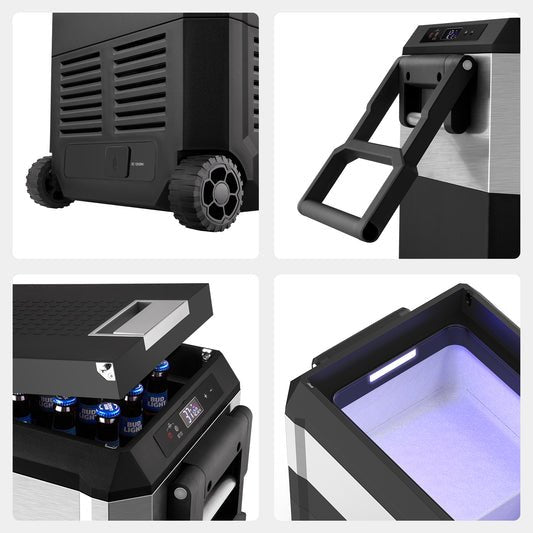 JP40 Pro Dual Zone Wheeled Portable Freezer | ICECO | 40 LT - Xtrusion Overland