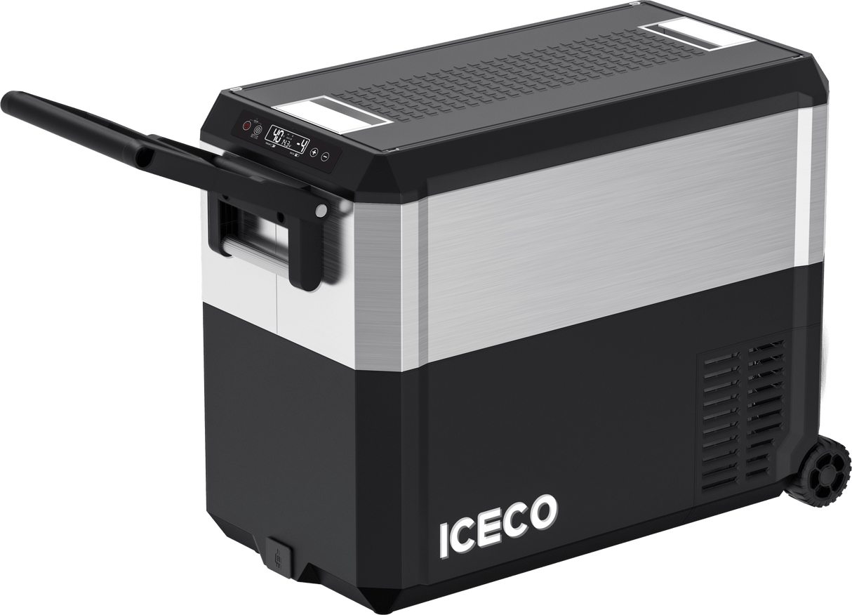JP50 Pro Dual Zone Wheeled Car Fridge With Cover | ICECO | 50 LT - Xtrusion Overland