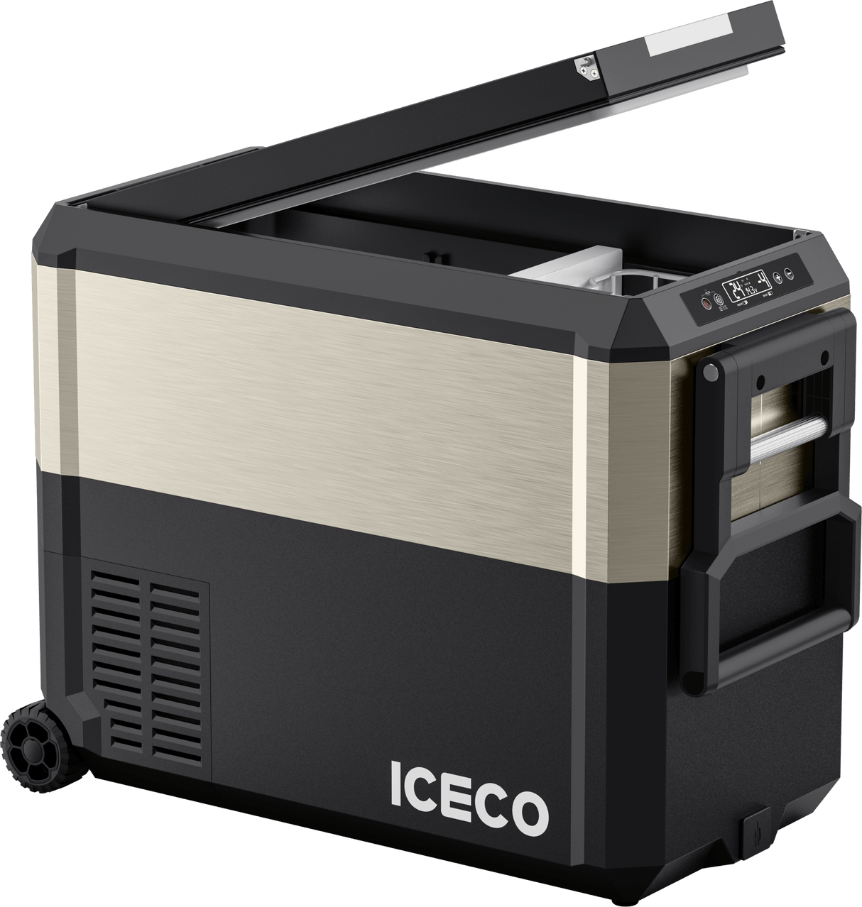 JP50 Pro Dual Zone Wheeled Car Fridge With Cover | ICECO | 50 LT - Xtrusion Overland