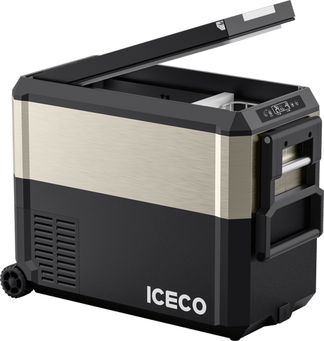 JP50 Pro Dual Zone Wheeled Car Fridge With Cover | ICECO | 50 LT - Xtrusion Overland