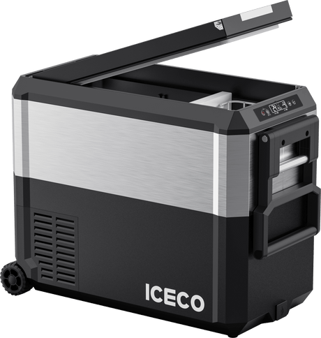 JP50 Pro Dual Zone Wheeled Car Fridge With Cover | ICECO | 50 LT - Xtrusion Overland