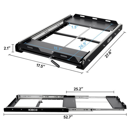 JPPro/VL45/APL35/VL35Pro/VL45Pro Fridge Slide Mount | ICECO - Xtrusion Overland