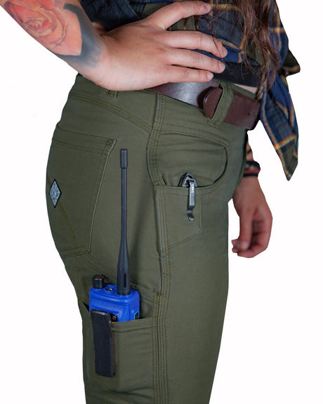 Kestral Women's Pant - Dark Olive - Xtrusion Overland