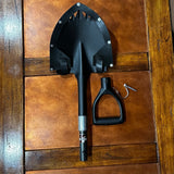 Krazy Beaver Mini Shovel with guard (Textured Black Head / Black Handle  45641) - Xtrusion Overland