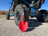 Krazy Beaver Mini Shovel with guard(Textured Red Head / Black Handle  45642) - Xtrusion Overland