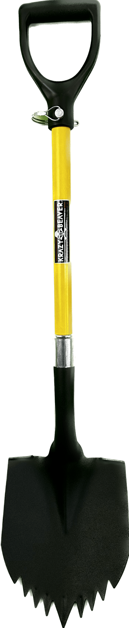 Krazy Beaver Shovel (Black Textured Head / Yellow Handle 45635) - Xtrusion Overland