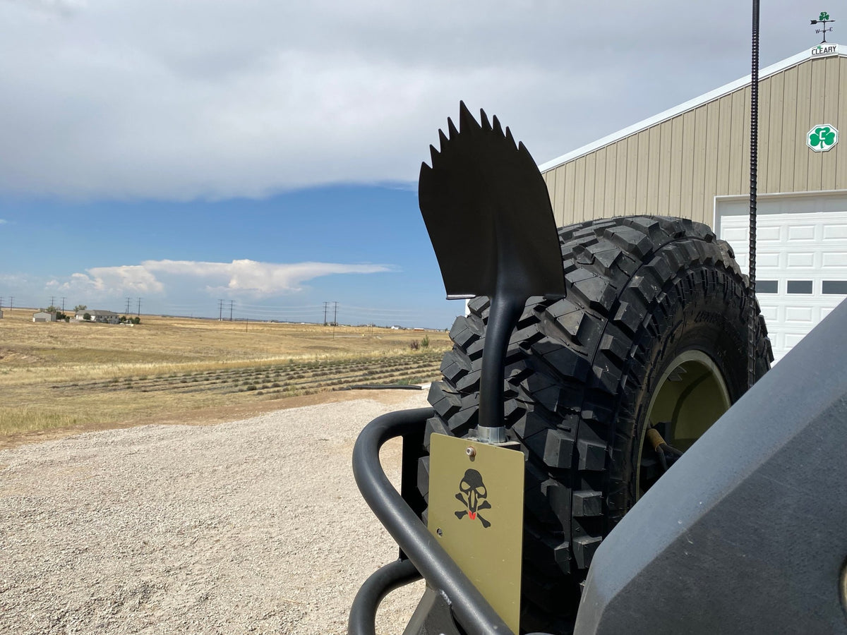 Krazy Beaver Shovel (Black Textured Head / Yellow Handle 45635) - Xtrusion Overland