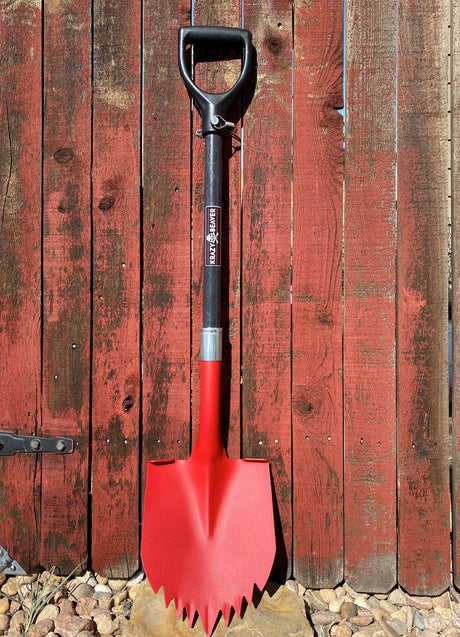 Krazy Beaver Shovel (Textured Red Head / Black Handle 45636) - Xtrusion Overland