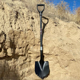 Krazy Beaver Shovel XL (Black Textured Head / Black Handle) - Xtrusion Overland