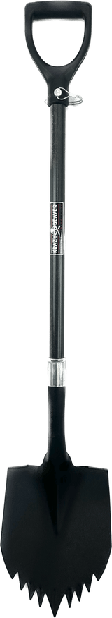 Krazy Beaver Shovel XL (Black Textured Head / Black Handle) - Xtrusion Overland