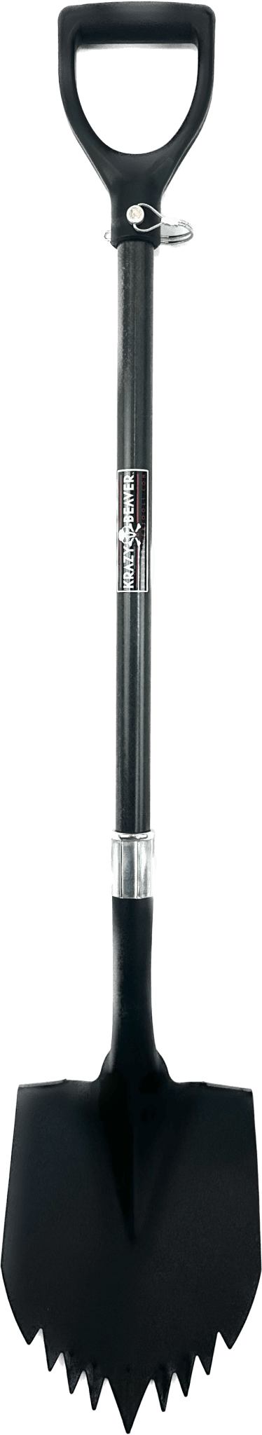Krazy Beaver Shovel XL (Black Textured Head / Black Handle) - Xtrusion Overland
