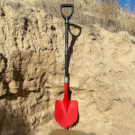 Krazy Beaver Shovel XL (Red Textured Head / Black Handle) - Xtrusion Overland