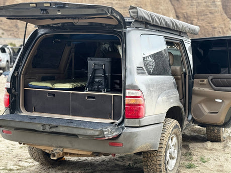 Land Cruiser 100 | Dual Drawer Storage System & Bed Platform | 1998–2007 Toyota - Xtrusion Overland