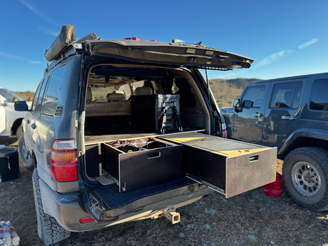 Land Cruiser 100 | Dual Drawer Storage System & Bed Platform | 1998–2007 Toyota - Xtrusion Overland