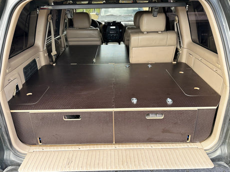 Land Cruiser 100 | Dual Drawer Storage System & Bed Platform | 1998–2007 Toyota - Xtrusion Overland