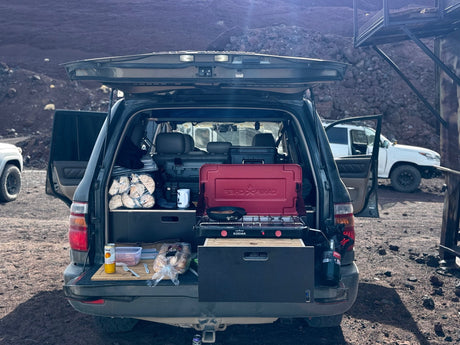 Land Cruiser 100 | Dual Drawer Storage System & Bed Platform | 1998–2007 Toyota - Xtrusion Overland