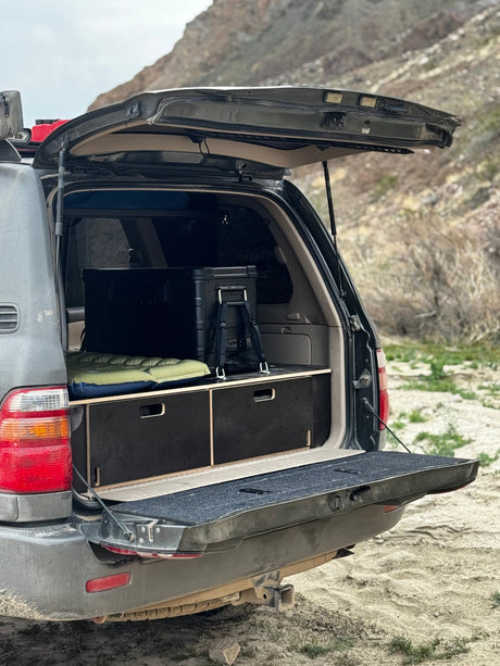 Land Cruiser 100 | Dual Drawer Storage System & Bed Platform | 1998–2007 Toyota - Xtrusion Overland