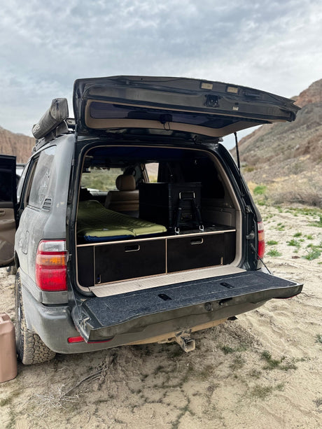 Land Cruiser 100 | Dual Drawer Storage System & Bed Platform | 1998–2007 Toyota - Xtrusion Overland